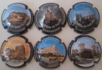 ALMUZARA CARRERAS JUEGO 6 PLACAS V. 13622 A 13627