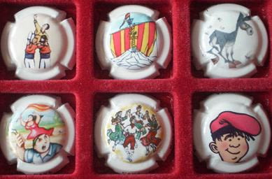 OLIVELLA I BONET JUEGO 6 PLACAS V. 18112 A 18117