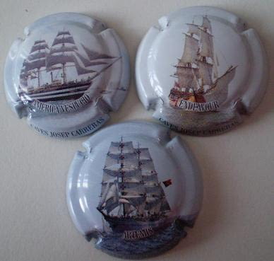 JOSEP CARRERAS JUEGO 3 PLACAS V. 10462-3-4