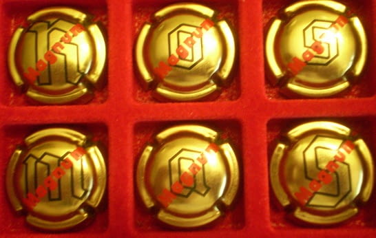 ROSMAS JOC 6 PLAQUES V. 16486 A 16491 (MAGNUMS)