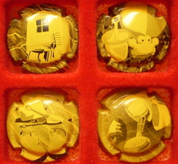 CALDERE JUEGO 4 PLACAS V. 19709 A 19712
