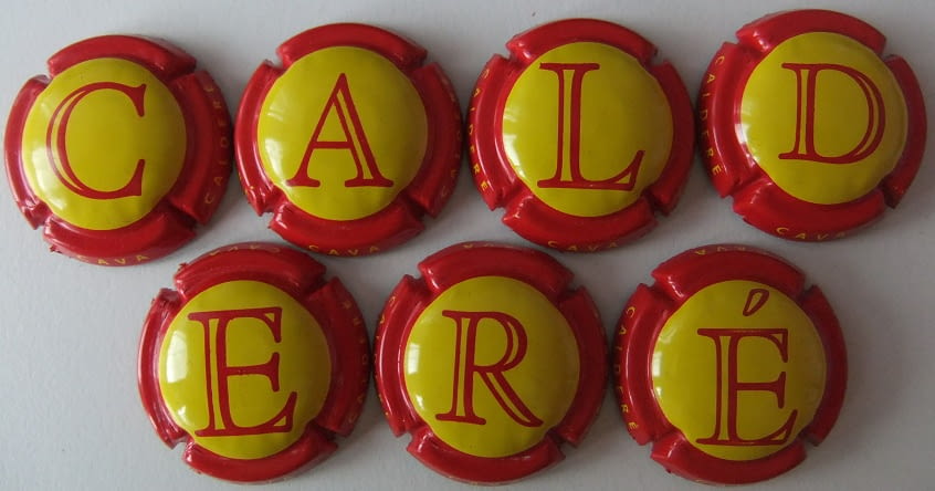 CALDERE JUEGO 7 PLACAS V. 5456 A 5462