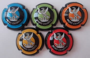 MONT-CHARELL JUEGO 5 PLACAS V. 15853 A 15857