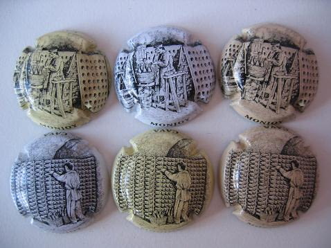 MONJOY JUEGO 6 PLACAS V. 2585 A 2590