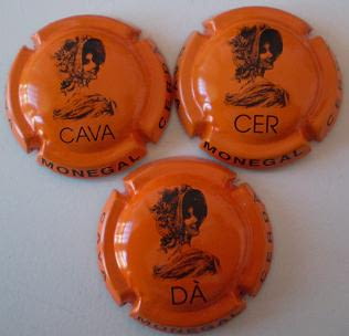 MONEGAL CERDA JUEGO 3 PLACAS V. 7186-7-8