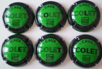 J. COLET JUEGO 6 PLACAS V. 6329 A 6334