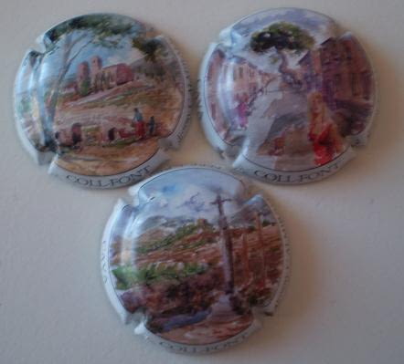 COLL FONT JUEGO 3 PLACAS SIN MARCAJE EN EL REVERSO X. 33648-647-619