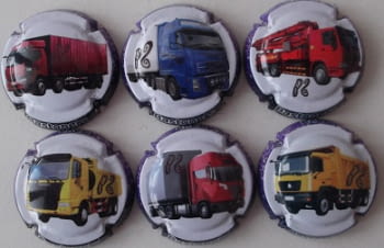 BASTONERS JUEGO 6 PLACAS V. 30046 A 30051 (CAMIONES)