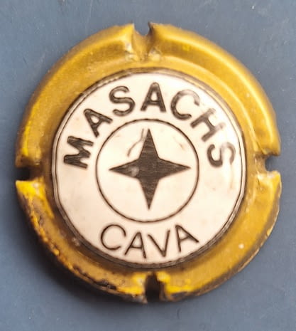 MASACHS X. 08578 (CON PEQUEÑA RAYITA EN EL CENTRO, EXACTAMENTE COMO MUESTRA FOTOGRAFIA)