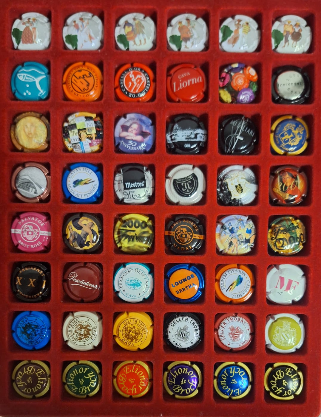 LOTE DE 48 PLACAS DE CAVA IDEAL CAMBIOS 3 (0.10 UNIDAD)