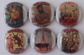 CHAMP-SORS JUEGO 6 PLACAS X. 127990 A 127995 (CARTELES CIRCO)