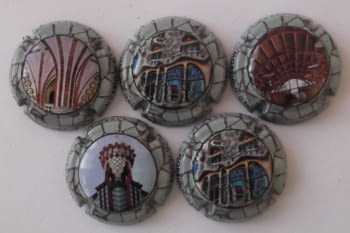 MORRIO D'OR JUEGO 5 PLACAS X. 129233 A 129237
