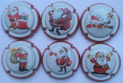 DUCAL OLIVER JUEGO 6 PLACAS X. 131620-802-3-7-9-10 (PAPA NOEL)