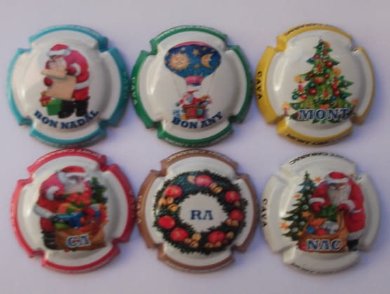 MONT CARANAC JUEGO 6 PLACAS V. 23921 A 23926 (TEXT BLAU)