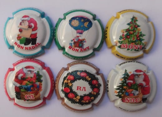 MONT CARANAC JUEGO 6 PLACAS V. 23430 A 23435 (TEXT VERMELL)