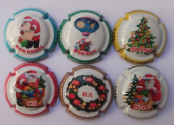 MONT CARANAC JUEGO 6 PLACAS V. 23430 A 23435 (TEXT VERMELL)