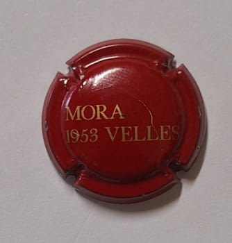 MORA VELLES V. 13021 X. 11695 (CON RAYA EN EL CENTRO, EXACTAMENTE COMO MUESTRA FOTOGRAFIA)