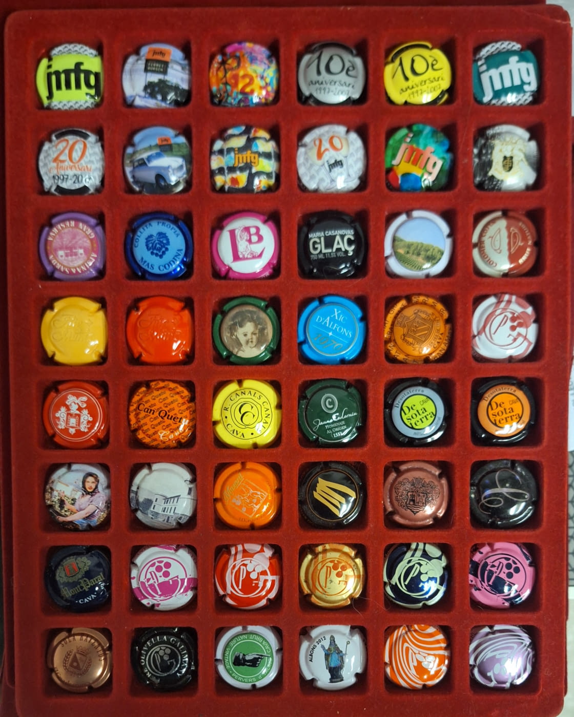 LOTE DE 48 PLACAS DE CAVA IDEAL CAMBIOS 6 (0.10 UNIDAD)