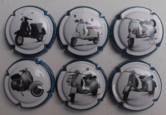 TERRAFERMA JUEGO 6 PLACAS X. 89525-133103-4-5-6-8 (VESPAS)
