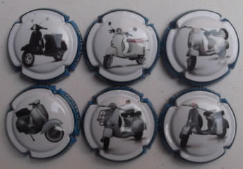 TERRAFERMA JUEGO 6 PLACAS X. 89525-133103-4-5-6-8 (VESPAS)