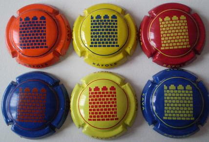 RAFOLS SURIA JUEGO 6 PLACAS V. 4370 A 4375