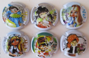CHATIN JUEGO 6 PLACAS V. 24585 A 24590