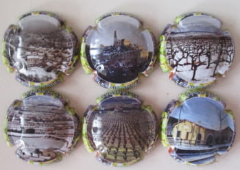LES SIS COPES JUEGO 6 PLACAS X. 156872 A 156878 (PENEDES NEVAT)