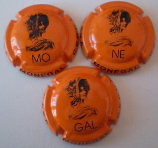 MONEGAL CERDA JUEGO 3 PLACAS V. 6438-9-40