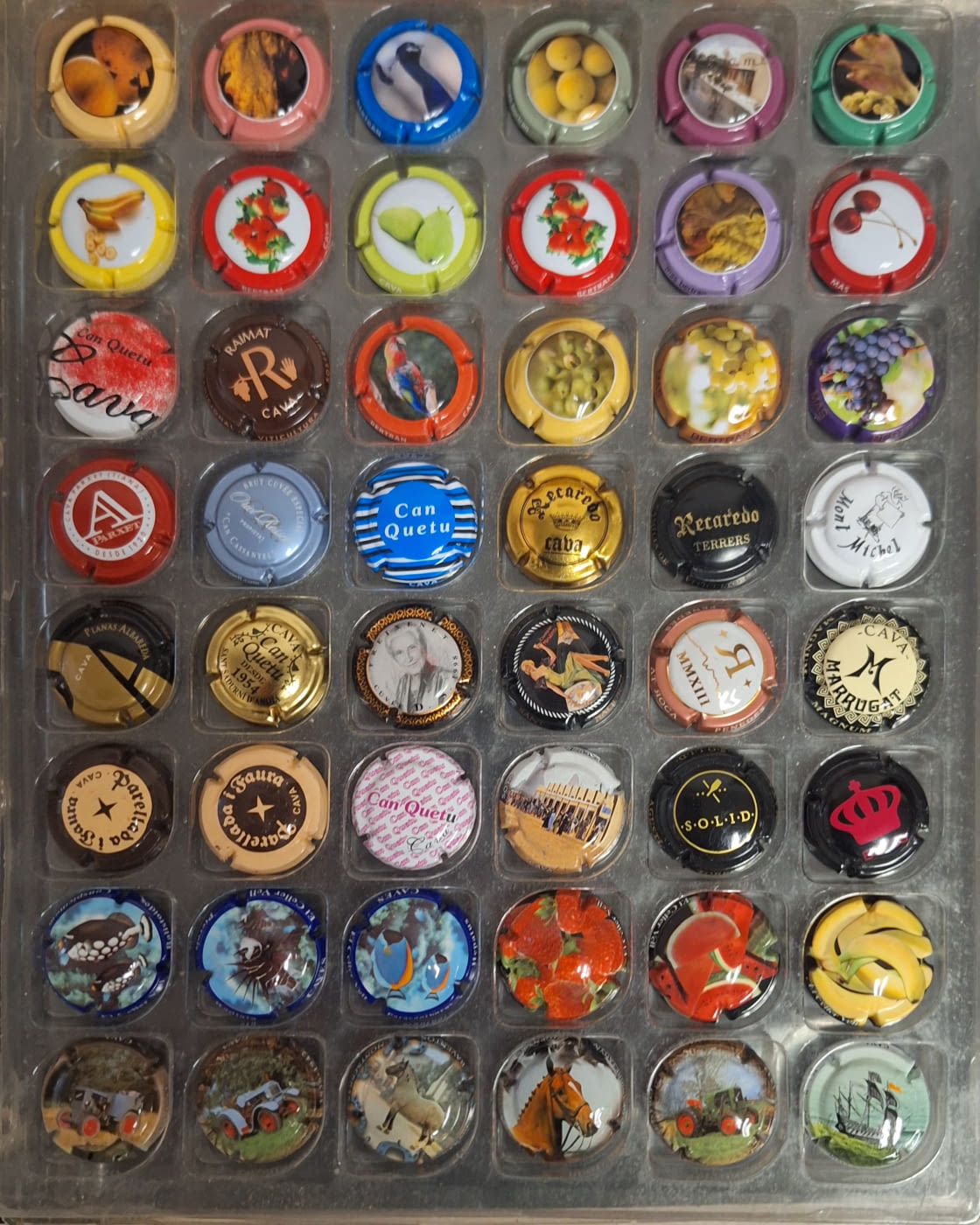LOTE DE 48 PLACAS DE CAVA IDEAL CAMBIOS 10 (0.10 UNIDAD)
