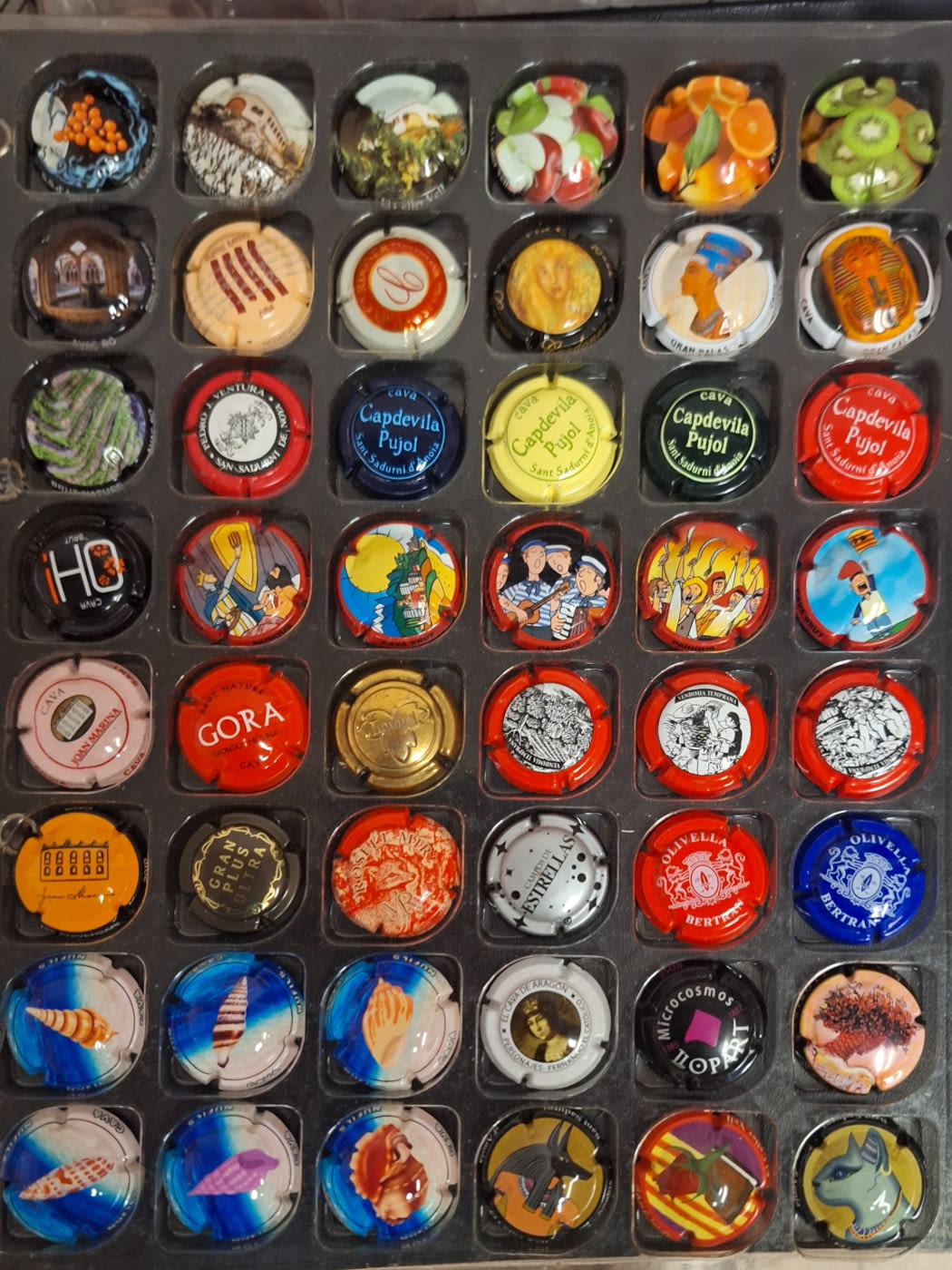 LOTE DE 48 PLACAS DE CAVA IDEAL CAMBIOS 11 (0.10 UNIDAD)