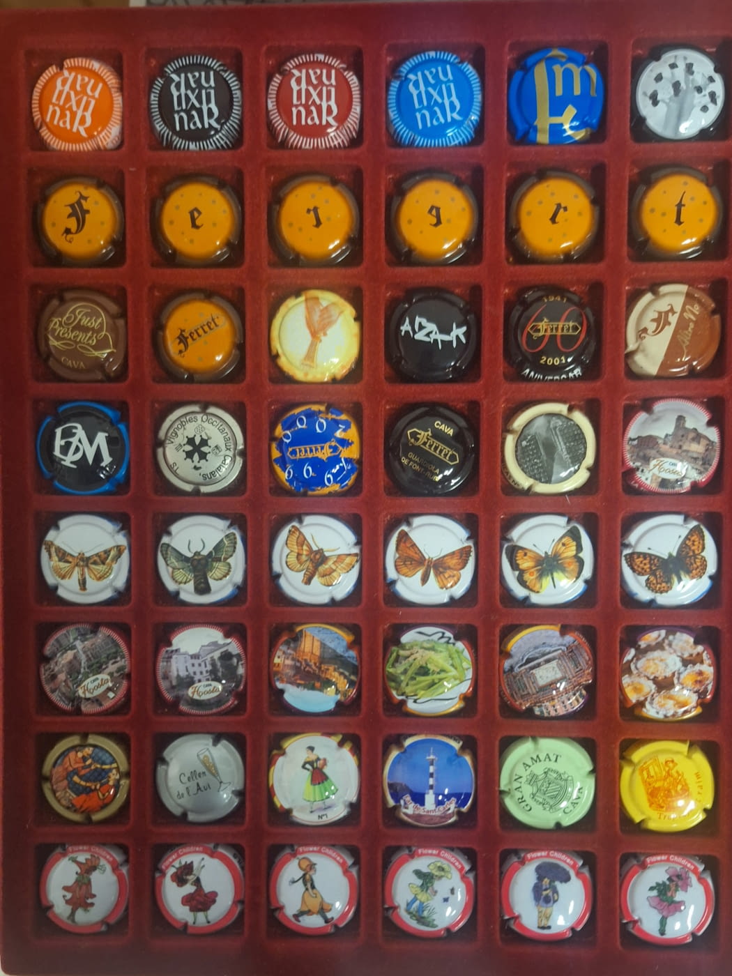 LOTE DE 48 PLACAS DE CAVA IDEAL CAMBIOS 13 (0.10 UNIDAD)
