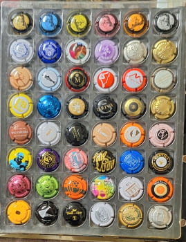 LOTE DE 48 PLACAS DE CAVA IDEAL CAMBIOS 13 (0.10 UNIDAD)