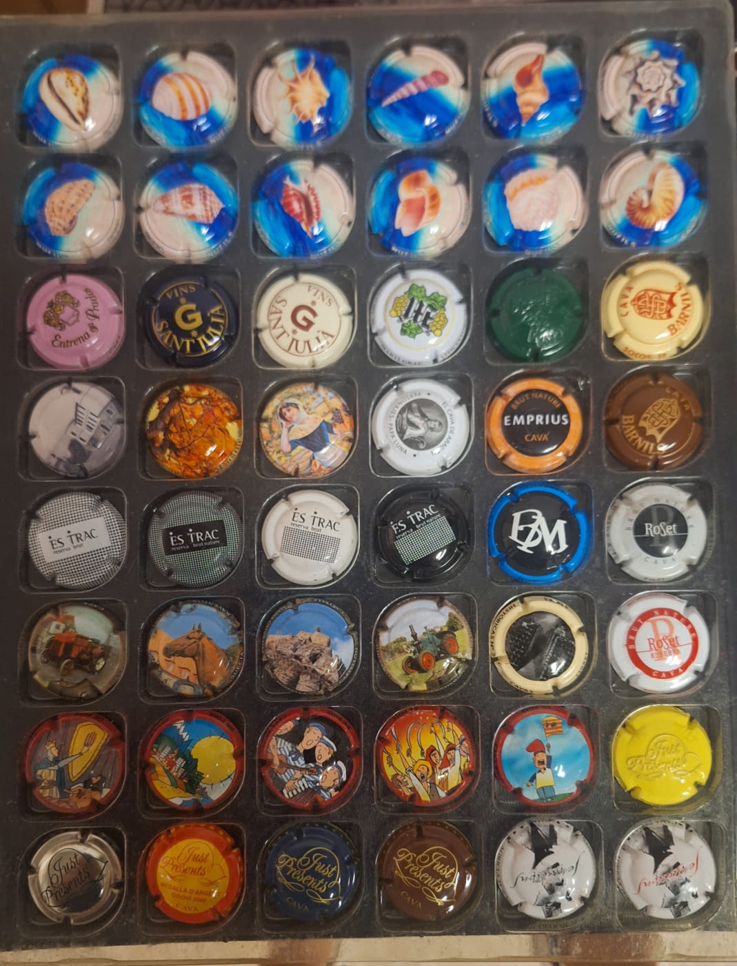 LOTE DE 48 PLACAS DE CAVA IDEAL CAMBIOS 14 (0.10 UNIDAD)