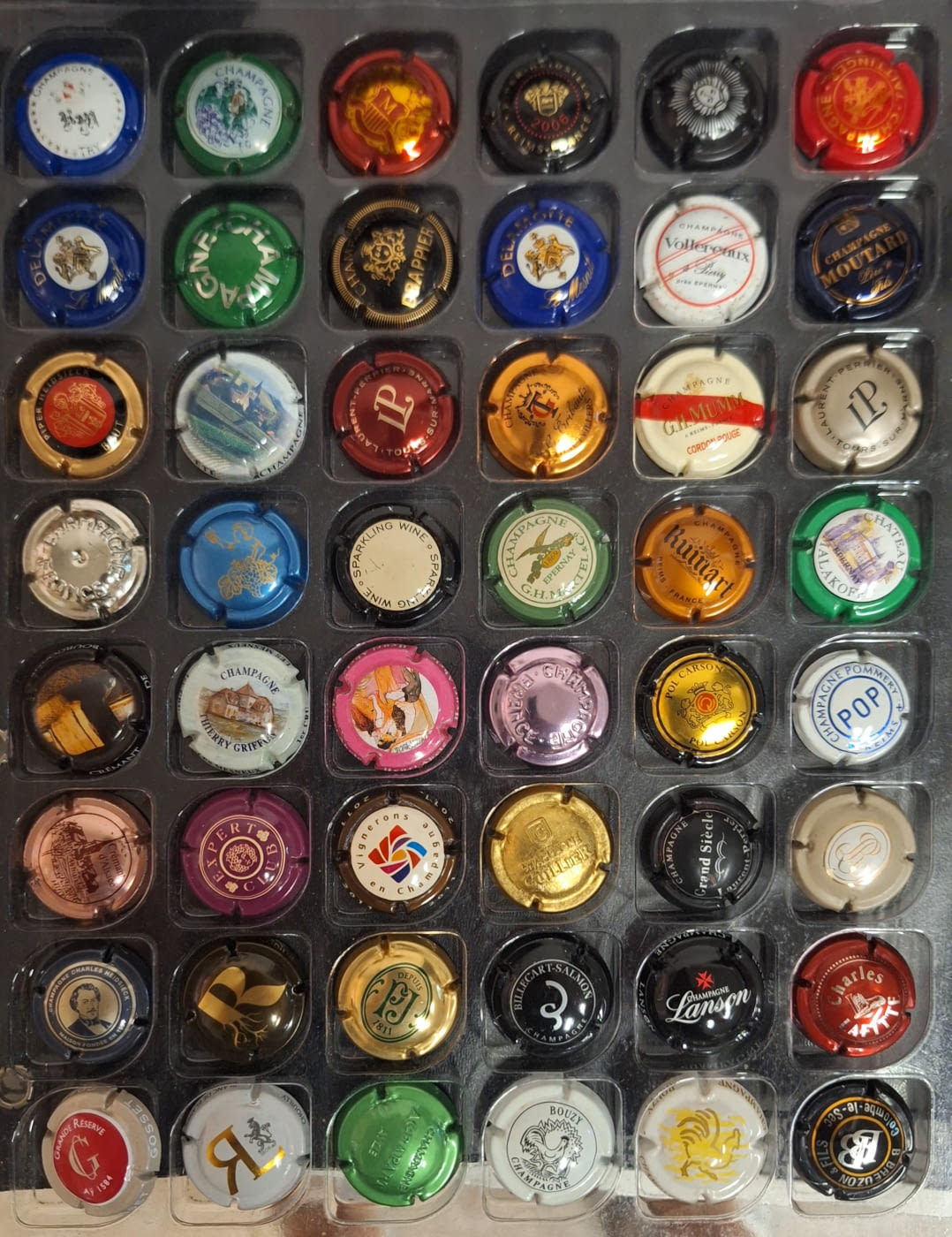 LOTE DE 48 PLACAS FRANCESAS 6 (0.10 UNIDAD)