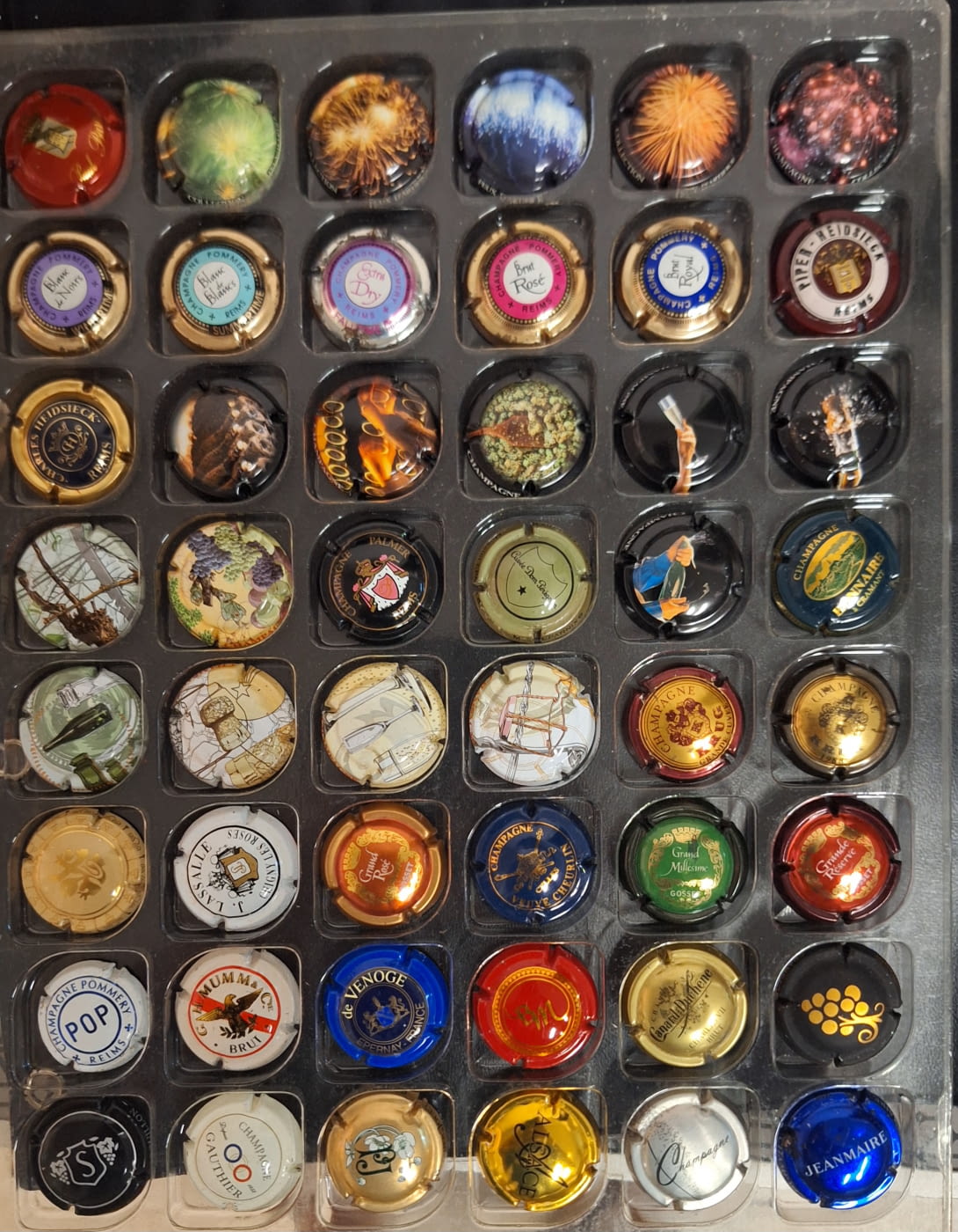 LOTE DE 48 PLACAS FRANCESAS 5 (0.10 UNIDAD)