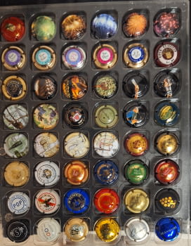 LOTE DE 48 PLACAS FRANCESAS 5 (0.10 UNIDAD)