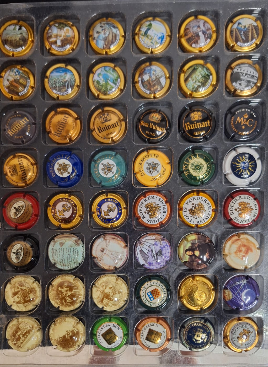 LOTE DE 48 PLACAS FRANCESAS 4 (0.10 UNIDAD)