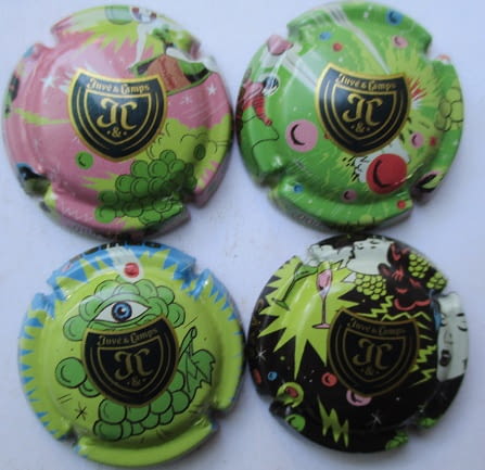 JUVE & CAMPS JUEGO 4 PLACAS X. 175641-2-3-4