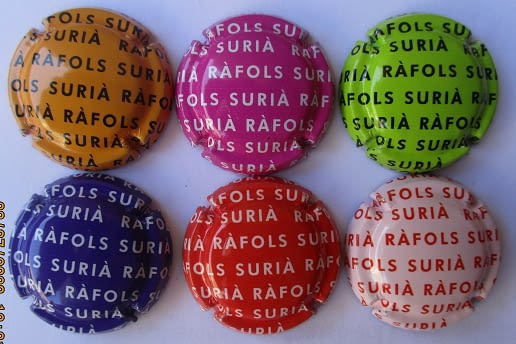 RAFOLS SURIA JOC 6 PLAQUES X. 167131 A 167136