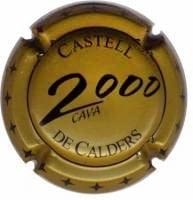CASTELL DE CALDERS V. 3320 X. 00391 LLETRES NEGRES