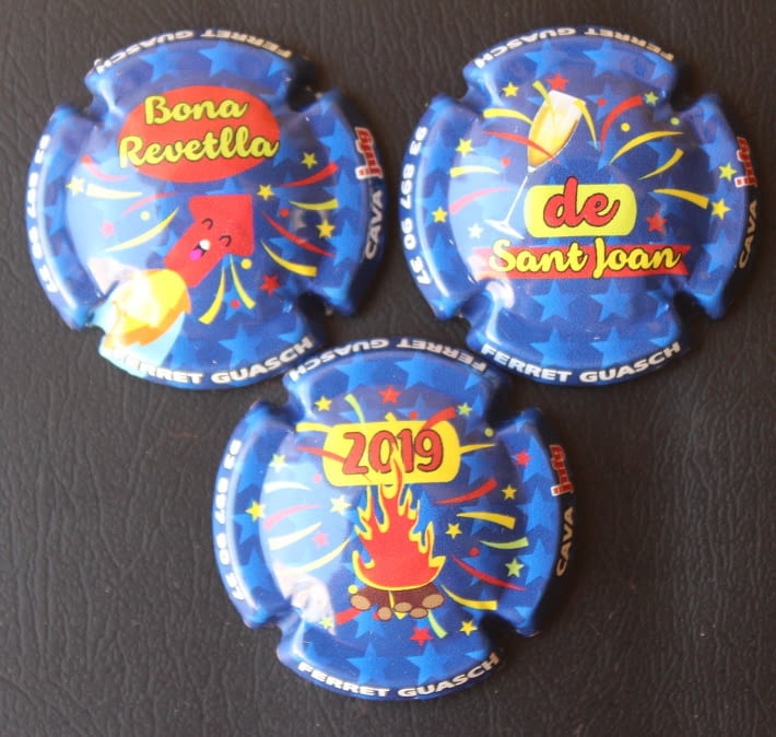 JOSEP Mª FERRET GUASCH JOC 3 PLAQUES X. 176058-070-071 (SANT JOAN 2019)