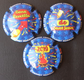 JOSEP Mª FERRET GUASCH JOC 3 PLAQUES X. 176058-070-071 (SANT JOAN 2019)