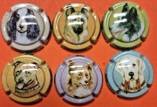 TERRAFERMA JUEGO 6 PLACAS X. 167195-6-7-8-231-594 (PERROS)