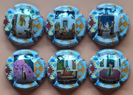 MERVILLA JUEGO 6 PLACAS X. 181407 A 181412