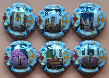 MERVILLA JUEGO 6 PLACAS X. 181407 A 181412