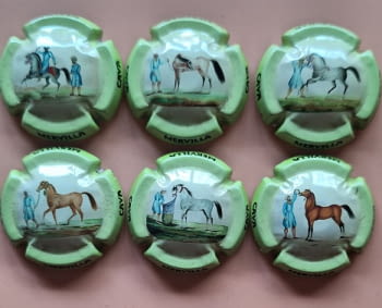 MERVILLA JUEGO 6 PLACAS X. 181369 A 181377