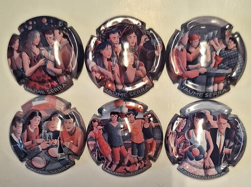 JAUME SERRA JUEJO 6 PLACAS X. 155005 A 155008