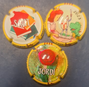 JOSEP Mª FERRET GUASCH JOC 3 PLAQUES X. 230630-1-2 (SANT JORDI 2023)