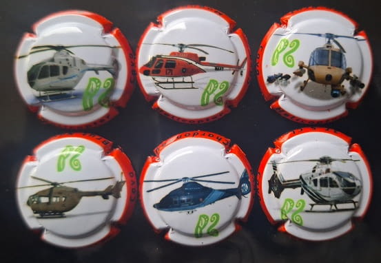 BASTONERS JUEGO 6 PLACAS X. 150359 A 150365