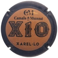 CANALS & MUNNE X. NOVETAT (NUMERADA, FALDO BLAU FOSC)
